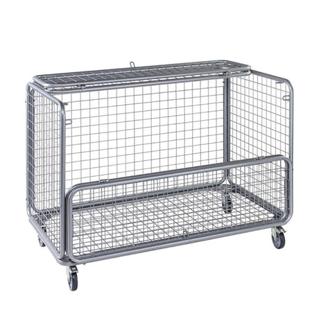 Troden Workshop Equipment Durolla Mesh Trolley with Folding Lid & Side