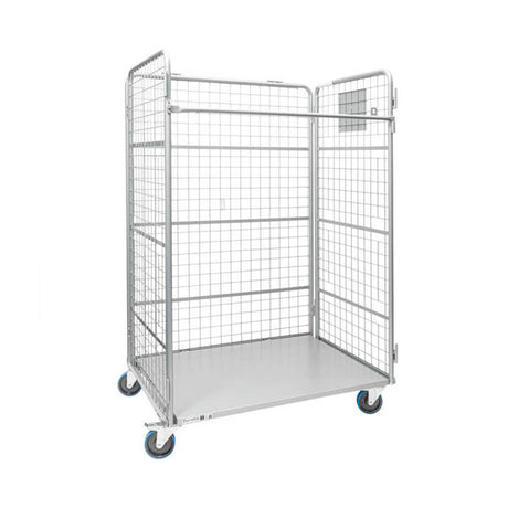 Durolla Materials Handling Durolla Heavy Duty Three-Sided Mesh Cage Trolley (Without Shelves)