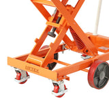 Troden Workshop Equipment Liftex Spring Scissor Lift Trolley with Centre Wheel Kit
