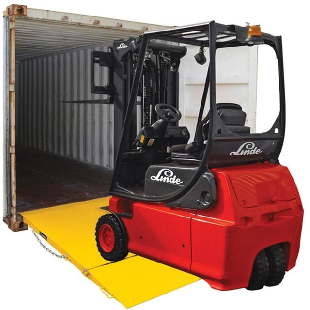 Troden Loading Dock & Warehouse Troden 6.5-Tonne Steel 2-Piece Folding Container Floor Ramp