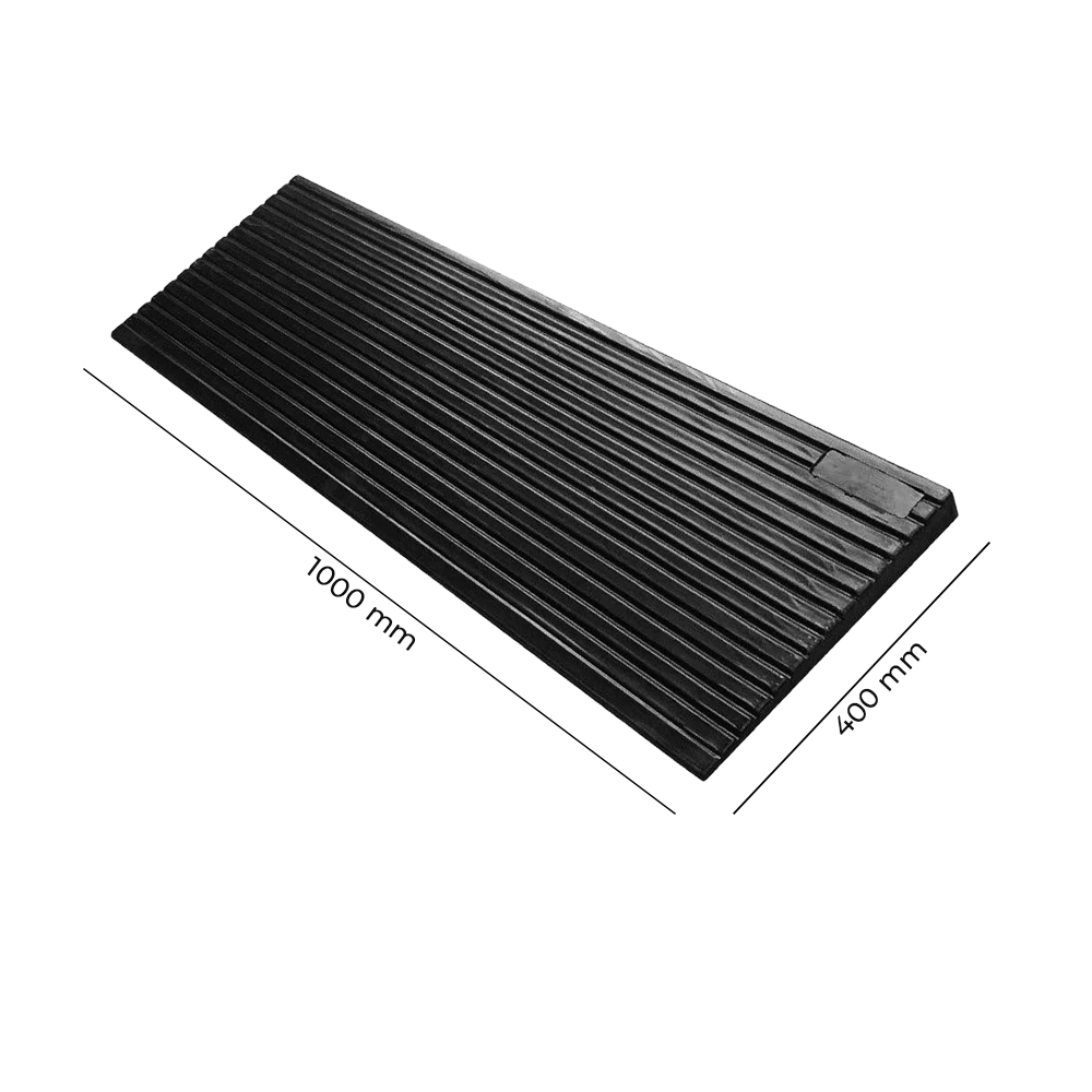 Heeve Threshold Ramps 40mm x 400mm Heeve 1000mm Heavy-Duty Solid Rubber Threshold Ramp