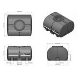 TTi DieselCadet™ 1000L – Free Standing Diesel Refuelling Tank - TTi - Ramp Champ