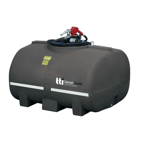 TTi DieselCadet™ 1000L – Free Standing Diesel Tank with Pump Kit - TTi - Ramp Champ