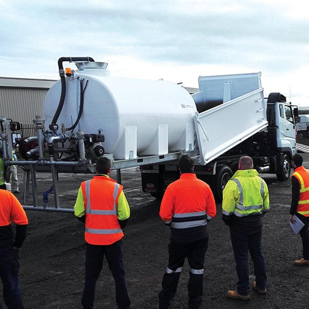 TTi Flood-Rite 13,000L Slip-On Poly Water Cartage Tank - TTi - Ramp Champ