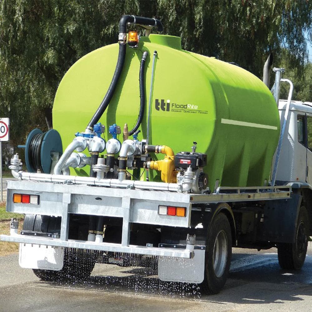 TTi Flood-Rite 8,000L Slip-On Poly Water Cartage Tank - TTi - Ramp Champ