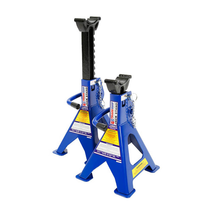 TradeQuip 2,000kg Heavy Duty Steel Jack Stands — Ramp Champ