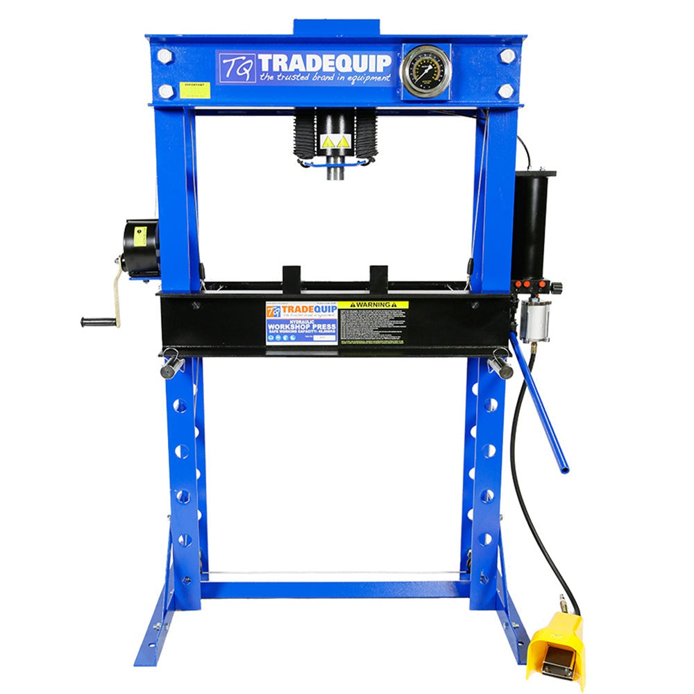 TradeQuip Workshop Equipment TradeQuip Air Hydraulic Workshop Press, 45-Tonne Capacity