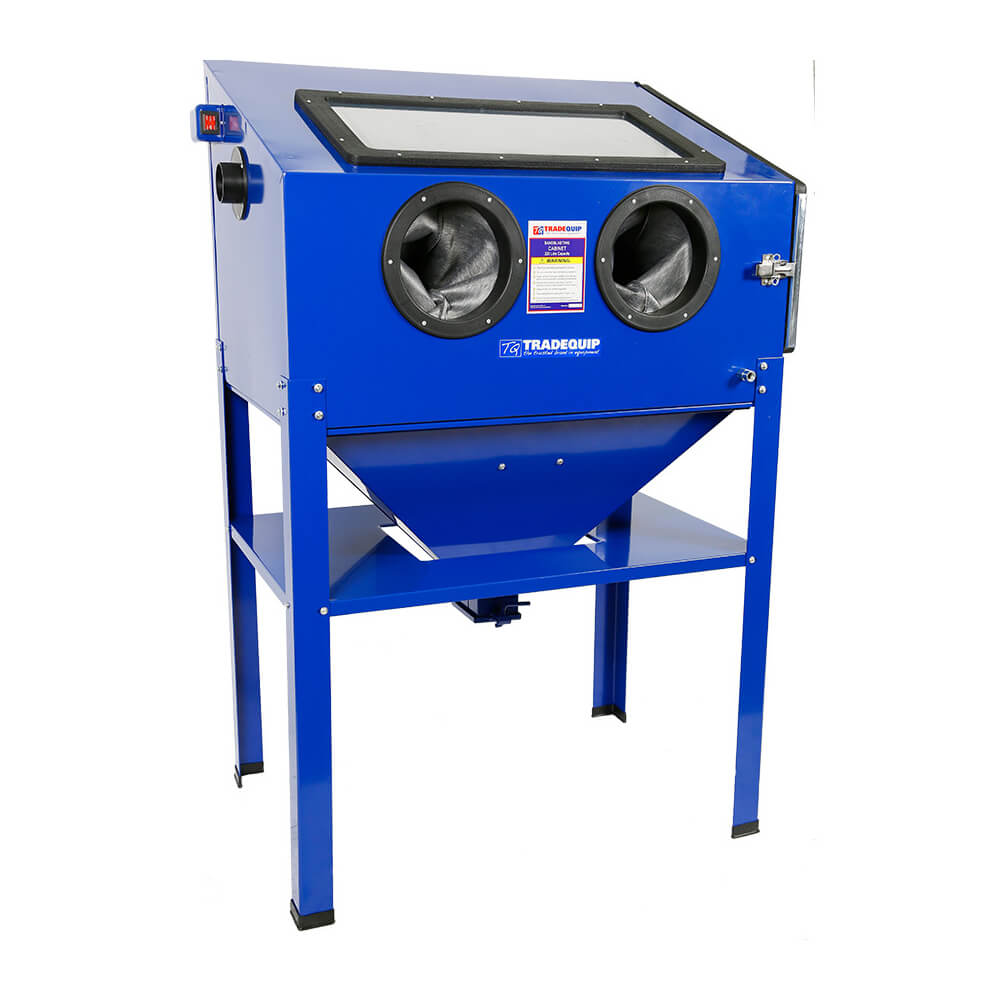 TradeQuip Workshop Equipment TradeQuip Professional Benchtop Blasting Cabinet, 220 Litre