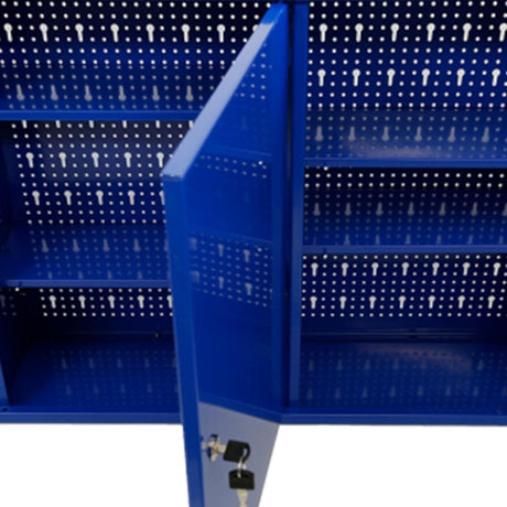 TradeQuip 3-Door Steel Wall Mounted Tool Cabinet - TradeQuip - Ramp Champ