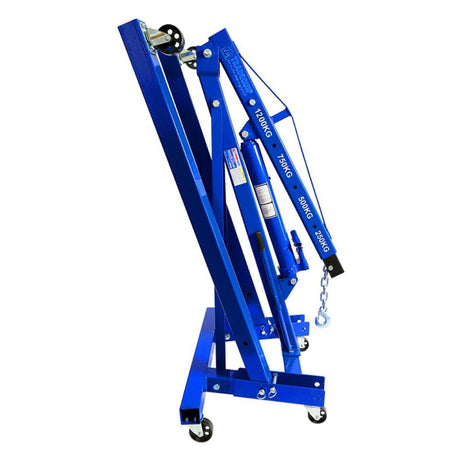 TradeQuip Dual Action Pump Foldable Engine Crane, 1.2 Tonne - TradeQuip - Ramp Champ