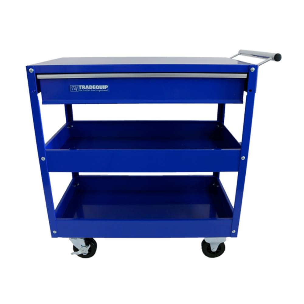 Tradequip Workshop Tool Trolley 1 Drawer 2 Tray - TradeQuip - Ramp Champ