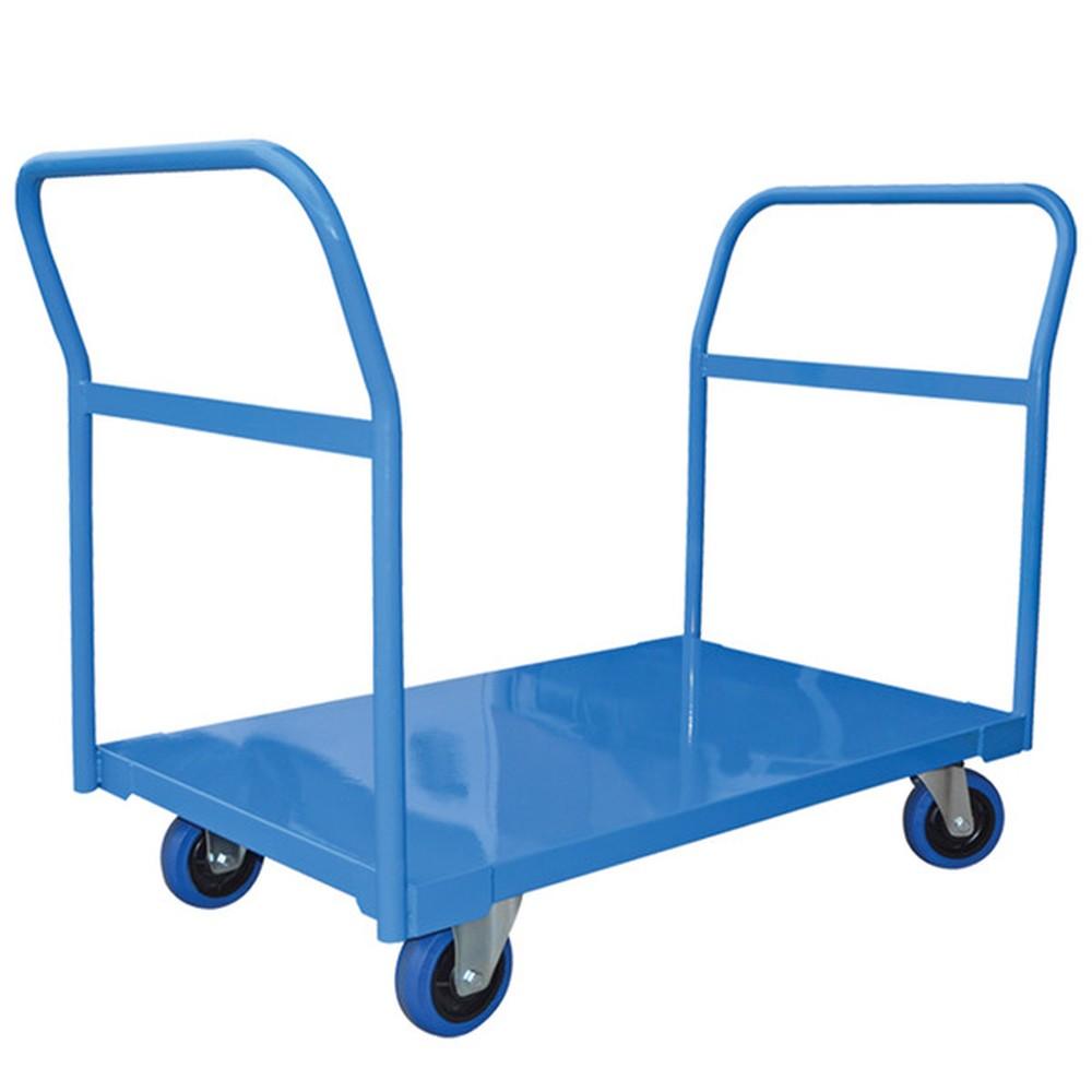 Troden Workshop Equipment 2 Handles Troden Extra Heavy Duty Steel Platform Trolley, 500kg Capacity