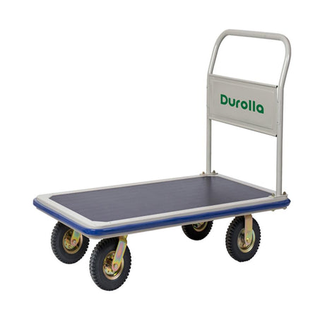 Troden Workshop Equipment Pneumatic Wheel Kit Troden Extra Large Prestige Platform Trolley, 500kg Capacity