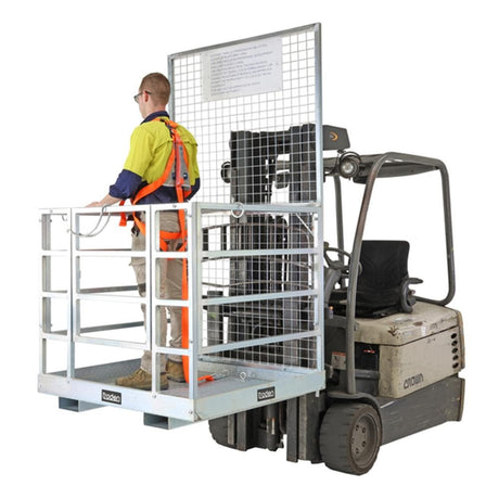 Troden Workshop Equipment Troden Forklift Safety Cage/Work Platform - 250kg Capacity