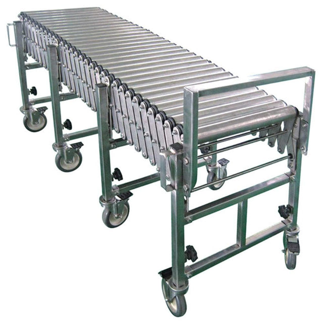 Troden Workshop Equipment Troden Stainless Steel Roller Conveyors - 130kg/m Capacity
