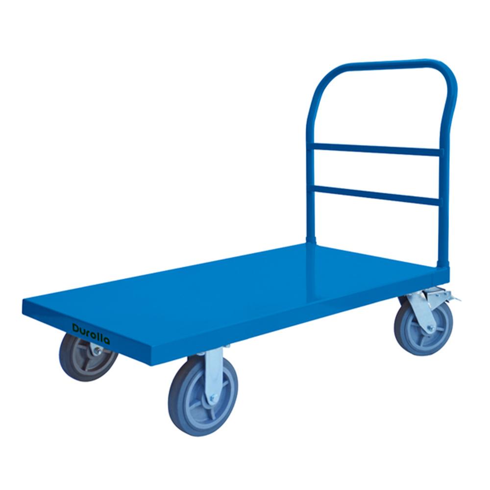 Troden Workshop Equipment 610x915mm Troden Steel Platform Trolley with Removable Handle, 450kg Capacity