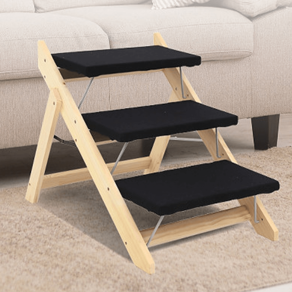 New Aim Pet Products New Aim 3 Steps Portable Dog Cat Pet Stairs