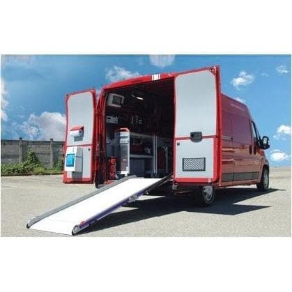 WM System Car & Truck WM System Aluminium AL-Light Van Ramp with Swivel, 400kg Capacity
