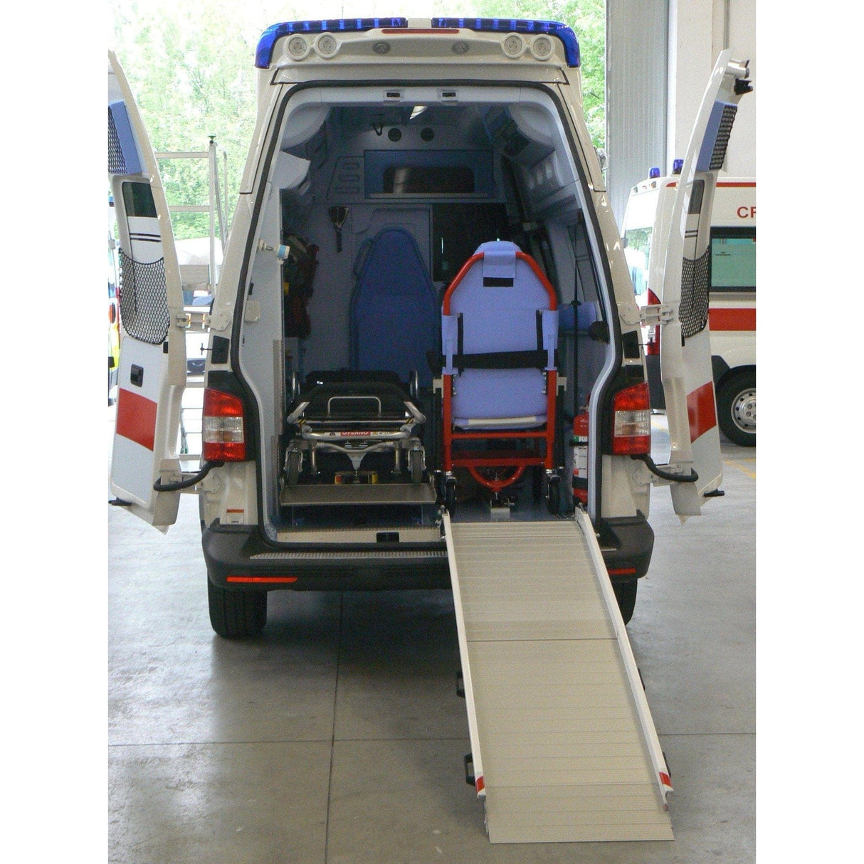 WM System Car & Truck WM System Aluminium AL-Light Van Ramp with Swivel, 400kg Capacity