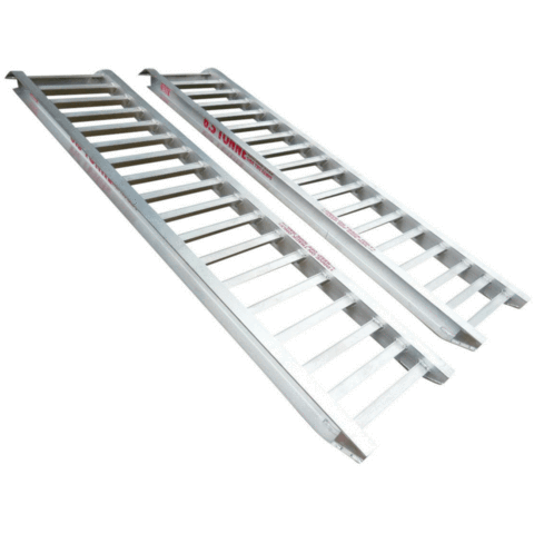 Whipps Construction & Machinery Whipps 3.5 Tonne 2.5 m x 450mm Aluminium Loading Ramps