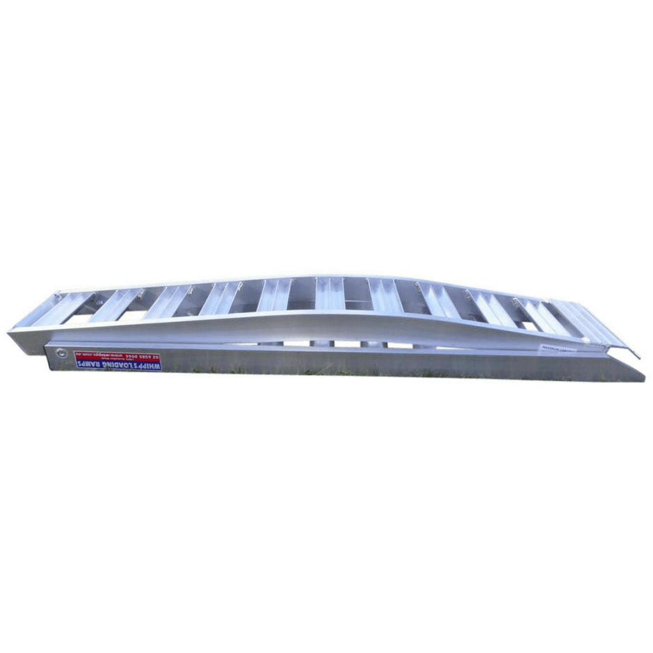 Whipps Heavy Duty Whipps 600kg Folding Aluminium Curved Mower Ramps