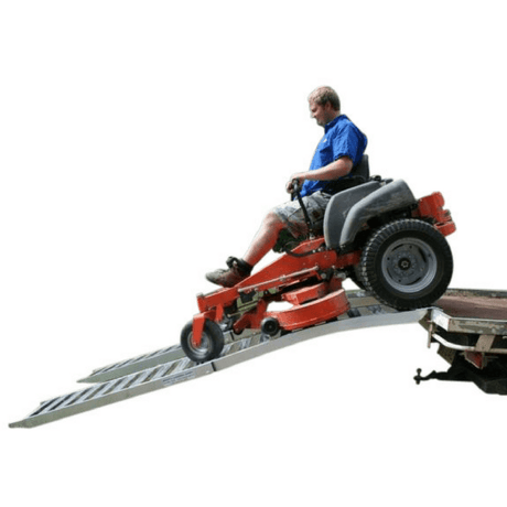 Whipps Folding Aluminium Curved Mower Ramps - Whipps - Ramp Champ