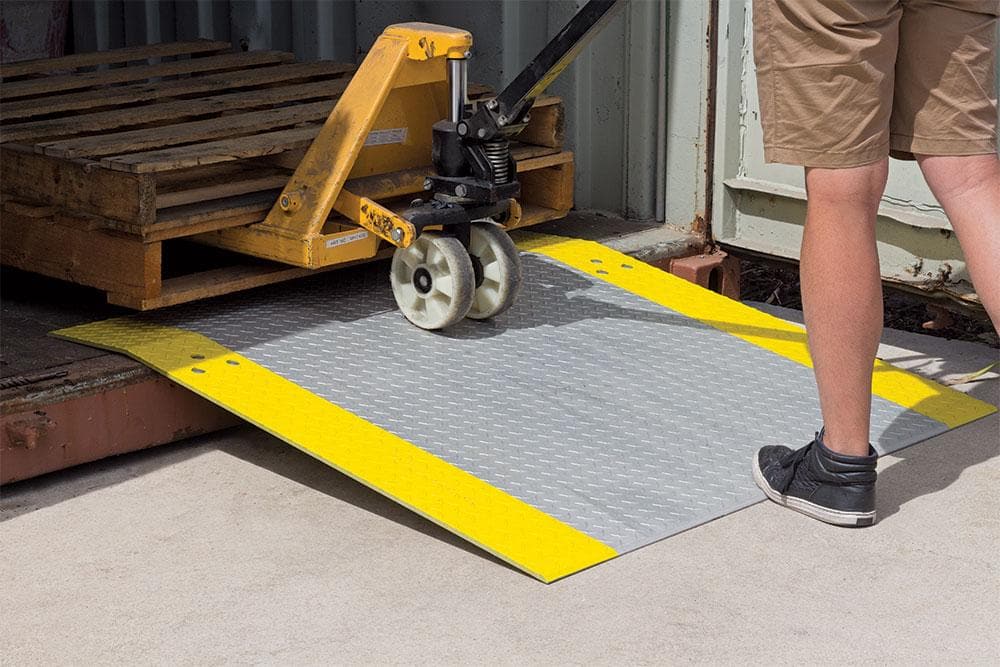 Barrier Group Aluminium Dock Plate Ramp 1220mm x 1220mm - Barrier Group - Ramp Champ