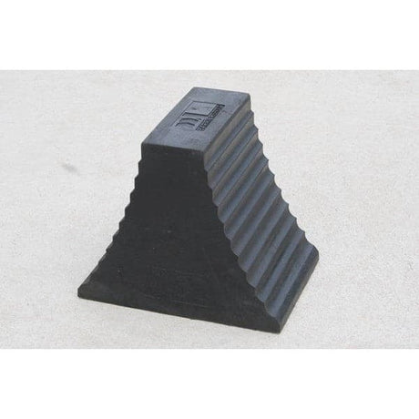 Barrier Group Recycled Rubber Wheel Chocks In Black - Barrier Group - Ramp Champ