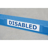 Barrier Group Wheel Stop Sign 75 x 450mm for Compliance Wheel Stop - Barrier Group - Ramp Champ