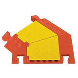 Checkers 5 Channel 45° Left Turn Cable Protector for CPT5X125