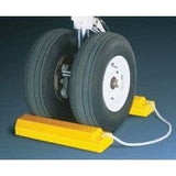 Checkers Aviation Wheel Chock 305mm Length - Roped Pair - Checkers - Ramp Champ