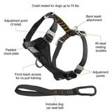 Kurgo® Tru-Fit Enhanced Strength Dog Car Harness - Black - Kurgo - Ramp Champ