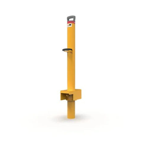 Barrier Group Road & Traffic Galvanised & Powder Coated Yellow Barrier Group Shared Locking Heavy Duty Removable Bollard