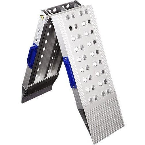 Werner Ramps FEAL 2.5m x 400kg Heavy-Duty Folding Aluminium Loading Ramp, Single ...