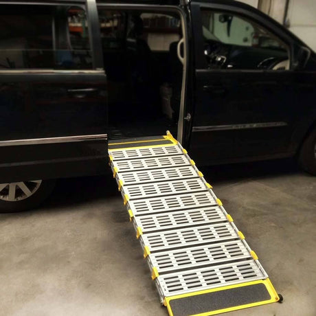 Mobility Plus Van & Vehicle Ramps Roll-A-Ramp 915mm Portable Roll-Up Aluminium Ramp, 450kg Capacity