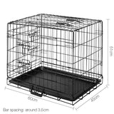 Ramp Champ Pet Products i.Pet 24inch Pet Cage - Black