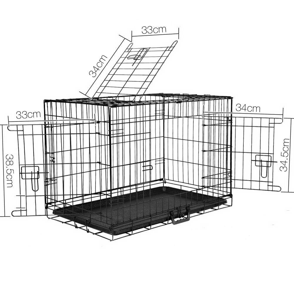 Ramp Champ Pet Products i.Pet 30inch Pet Cage - Black