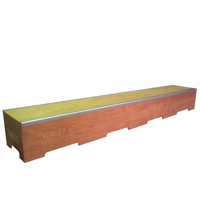 WA Skate Ramps 1.8m Long Skateboard Ledge Grind Box (6ft Long) — Ramp Champ