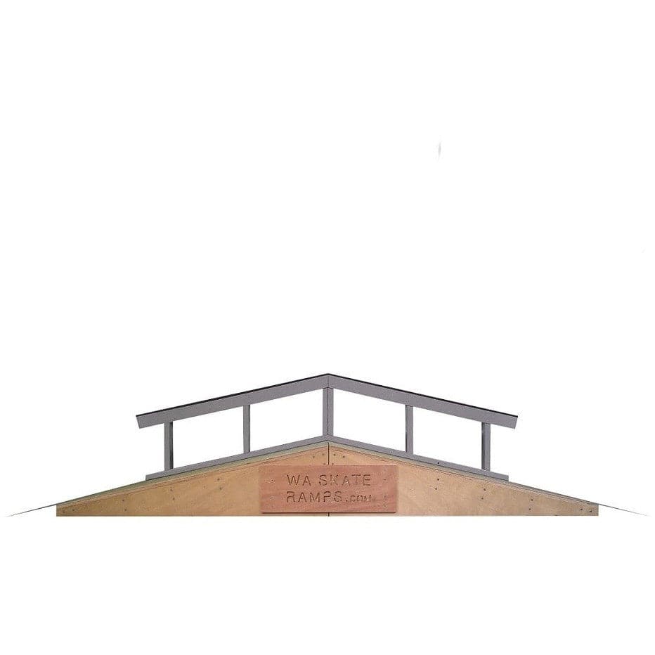 Board Ramps With Rails WA Skate Ramps Bump To Rail - Skateboard Jump Ramp Down Rail Set – Ramp ...