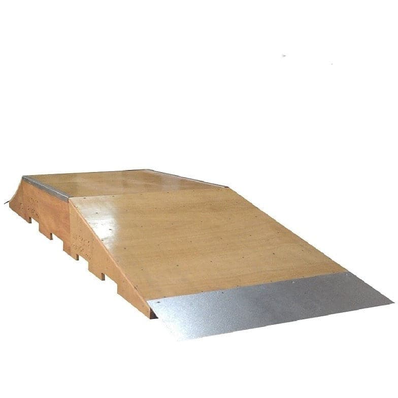 WA Skate Ramps Fun-Box Set Kicker Ramp + Grindbox + Wedge Ramp Set - WA Skate Ramps - Ramp Champ